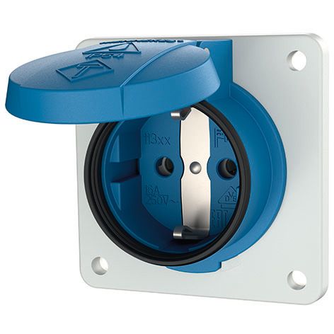 Mennekes 11311F SCHUKO blau 16A2p+E 230V IP54