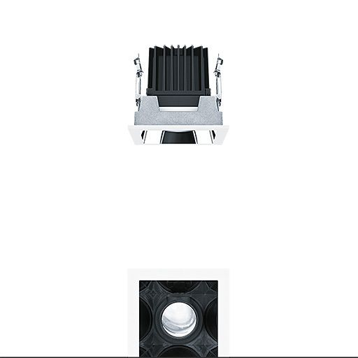 Zumtobel PANOS INF Q100V 15W LED940 LDO SP-AL WH LED Decken-EBleuchte 60817523