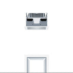 Zumtobel PANOS EVO Q140H 9W LED840 LDO FAL WH LED Einbauleuchte 60816086