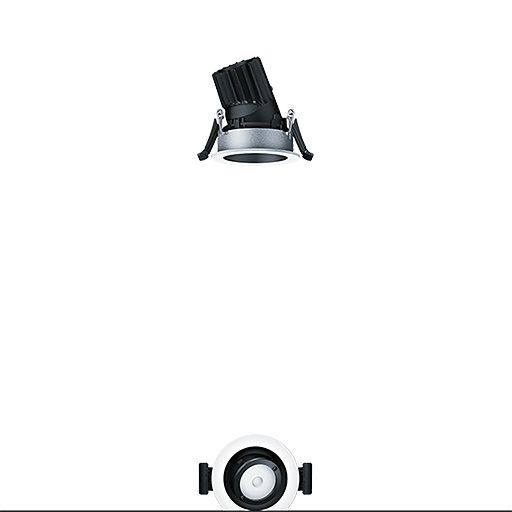 Zumtobel PANOS INF R68V 10W LED930 LDO FL-BK WH LED Decken-EBleuchte 9 60816917