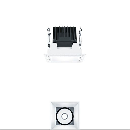 Zumtobel PANOS INF Q100L 15W LED940 LDO SP-WH TL LED Decken-EBleuchte 60816832