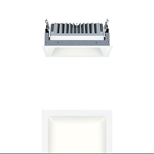 Zumtobel P-INF Q190L LED1800-930 LDO WH WH LED Decken-Einbauleuchte 60818237