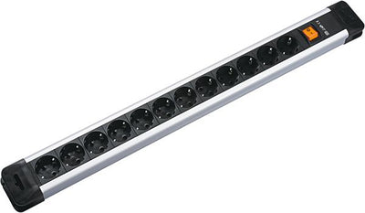Bachmann 330.103 CONNECTUS 12xSchuko 1xSchalter Strom 2m Schuko