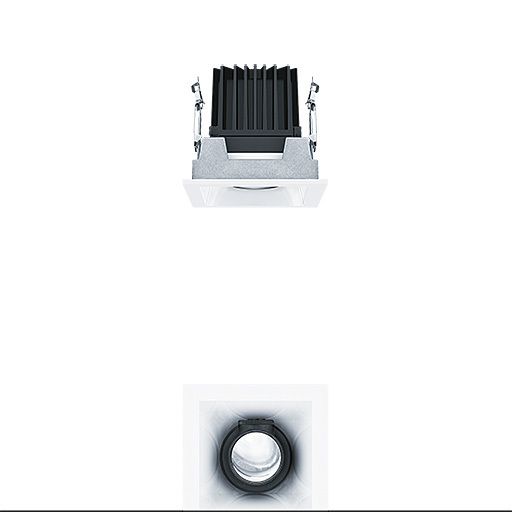Zumtobel PANOS INF Q100V 22W LED930 LDO FL-WH WH LED Decken-EBleuchte 60817234