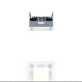 Zumtobel PANOS EVO Q140L 9W LED830 LDO AL WH LED Einbauleuchte 60816075