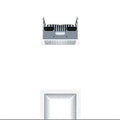 Zumtobel PANOS EVO Q140L 9W LED840 LDO FAL WH LED Einbauleuchte 60816078