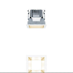 Zumtobel P-INF Q100L LED1300-930 LDO GD WH LED Decken-Einbauleuchte 60817946