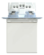 Mert MEG 2310-0319 SCHUKO-Steckdose BRS m.Klappdeckel StK polarweiß glänz. Sys.M