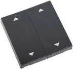 ELDAT RTS23-ACC-02-24P2 Wippe AUF/ZU 2x Format 55 anthrazit für Wandsender RTS23