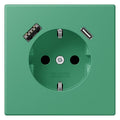 Jung LC1520-15CA250 SCHUKO-Steckd.m.USB Typ AC LC4320G