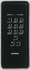 ekey 101714 Montagerahmen KP IN GL AN Glas anthrazit