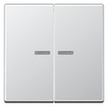 Jung A595KO5AL Wippe Serienschalter m.Lichtleiter Serie A aluminium