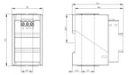 Siemens 3UF7112-1AA01-0 Strom-/Spannungs modul V2 10-115A 55mm Durchsteckw.