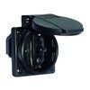 Bals 71097 Schuko-Anbausteckdose 16A 3p IP54 schwarz ortsfest