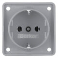 Berker 941852506 Steckdose SCHUKO Integro grau matt