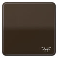 Jung CD 590 L BR Wippe Symbol Licht f.Wippschalter Tastschalter|Taster braun