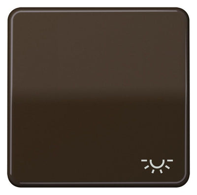 Jung CD 590 L BR Wippe Symbol Licht f.Wippschalter Tastschalter|Taster braun