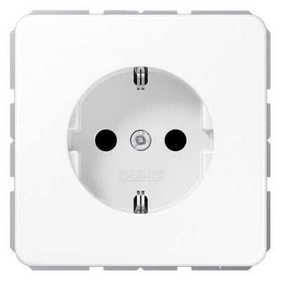 Jung CD1520BFKIWW SCHUKO Steckdose erh.Ber.schutz bruchsicher alpinweiß