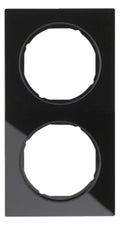 Berker 10122216 Rahmen 2fach R.3 Glas schwarz
