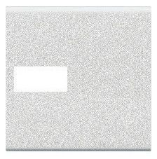 BTicino N4916M2T LivingLight Symbolwippe 2M variabel Axial f.Symbol-Kit Weiß
