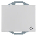 Berker 47477103 Steckdose SCHUKO+Klappd. u.erh.BS K.5 Alu