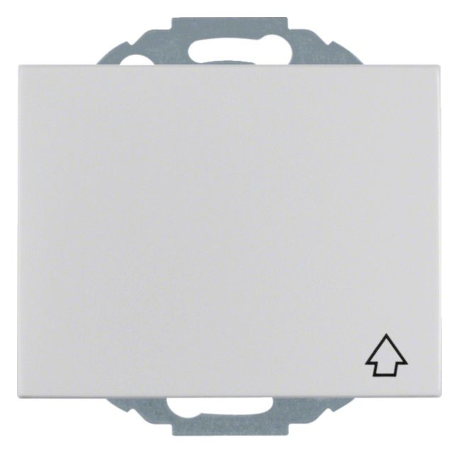 Berker 47477103 Steckdose SCHUKO+Klappd. u.erh.BS K.5 Alu