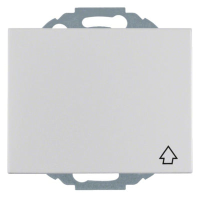 Berker 47477103 Steckdose SCHUKO+Klappd. u.erh.BS K.5 Alu