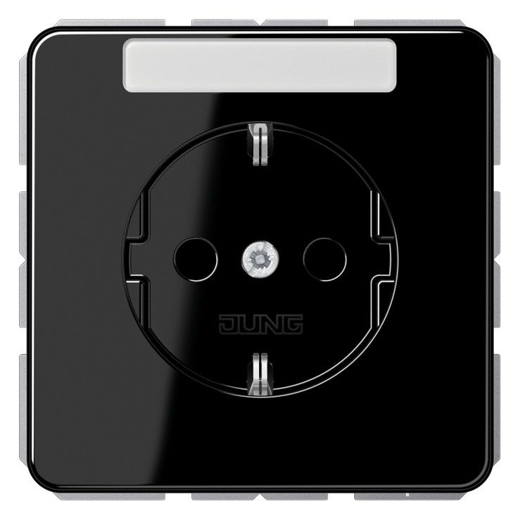 Jung CD1520KINASW SCHUKO Steckdose 16 A 250V SAFETY+Duroplast Serie CD schwarz