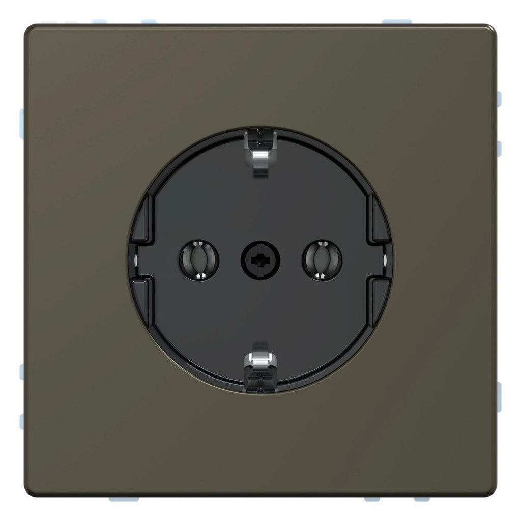 Mert MEG 2301-6052 SCHUKO-Steckdose Steckklemme Moccametallic