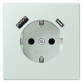 Jung LC1520-15CA215 SCHUKO-Steckd.m.USB Typ AC LC32034