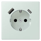 Jung LC1520-15CA215 SCHUKO-Steckd.m.USB Typ AC LC32034