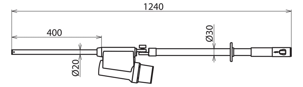 Dehn 783120 PHE4 20 S ZK Spannungsprüfer PHE4 6kV 50Hz Kat.S m.Zahnkupplung