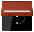 Jung LC1520BFNAKL232 SCHUKO-Steckd.KI m. Klappdeckel m.S