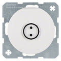 Berker 47442079 Steckdose SCHUKO+Klappd. abtastb.+erh.BS R.1/R.3 polarweiß glänz.