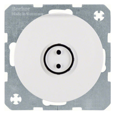 Berker 47442079 Steckdose SCHUKO+Klappd. abtastb.+erh.BS R.1/R.3 polarweiß glänz.