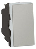 Legrand 079201L MSC Wechselschalter 10A (SL) 1-modulig beleuchtbar Aluminium