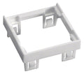 Hager GBVDMR45 Adapterrahmen 45x45mm weiß f.1 Montageplatte Datentechnik