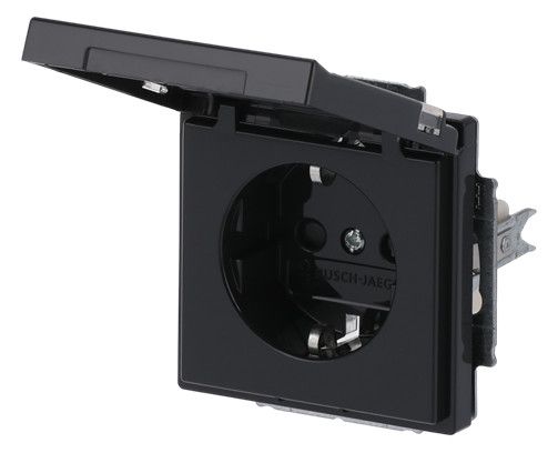 BJ 20 EUKNB-81 SCHUKO Steckdosen-Einsatz anthrazit future linear