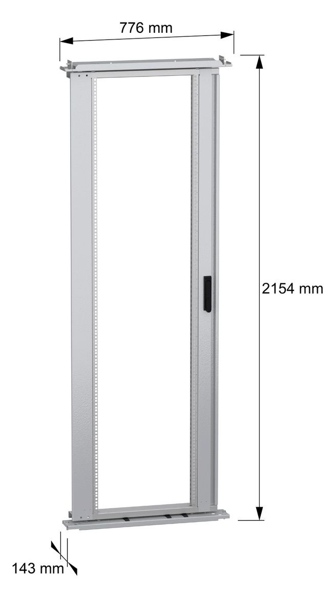 Schneider NSYRSWC45 SF/SM 19z-Rahmen schwenkbar 2200x800mm 45M