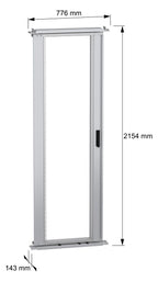 Schneider NSYRSWC45 SF/SM 19z-Rahmen schwenkbar 2200x800mm 45M