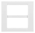 GEWISS GW22107 Abdeckrahmen System Virna 8M Wolkenweiss