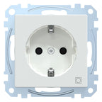 Mert MEG 2351-0325 SCHUKO-Steckdose+Kz Trockner BRS StK aktivweiß gl.Sys.M