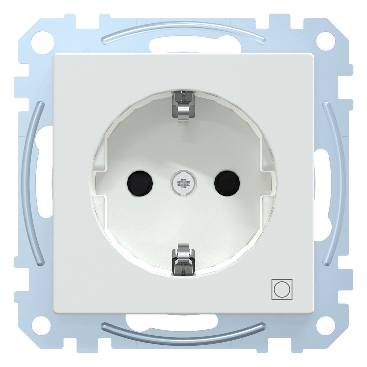 Mert MEG 2351-0325 SCHUKO-Steckdose+Kz Trockner BRS StK aktivweiß gl.Sys.M