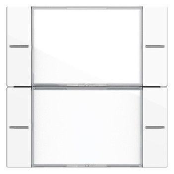 GIRA 577203 Wippenset 2f BSF Tastsensor4 System 55 Klar/Reinweiß glänzend