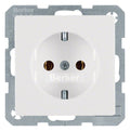 Berker 47436089 Steckdose SCHUKO Q.1/Q.3 polarweiß samt