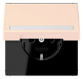 Jung LC1520BFNAKL226 SCHUKO-Steckd.KI m. Klappdeckel m.S