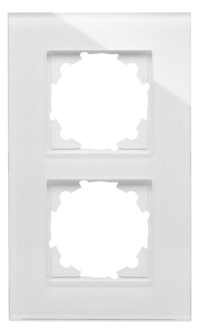 Kopp 405402001 HK07 Glas Abdeckrahmen 2f weiß