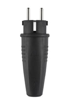 ABL 100000043 Expert Stecker SCHUKO & fr-be Gummi (TPE) schwarz sv IP44 Typ
