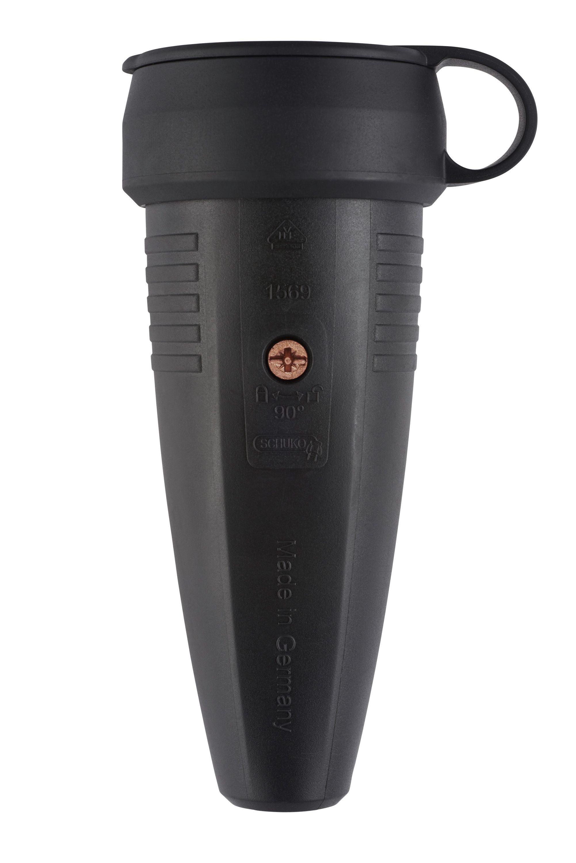 ABL 100000054 Expert Kupplung SCHUKO Gummi (TPE) schwarz Manschette sv IP44