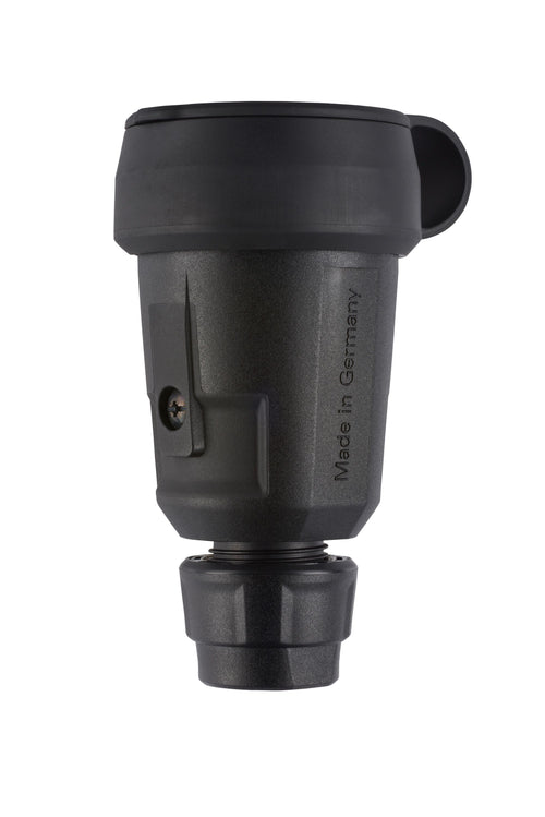 ABL 100000080 Hightech Kupplung SCHUKO Elamid schwarz Manschette IP44 Typ 1580